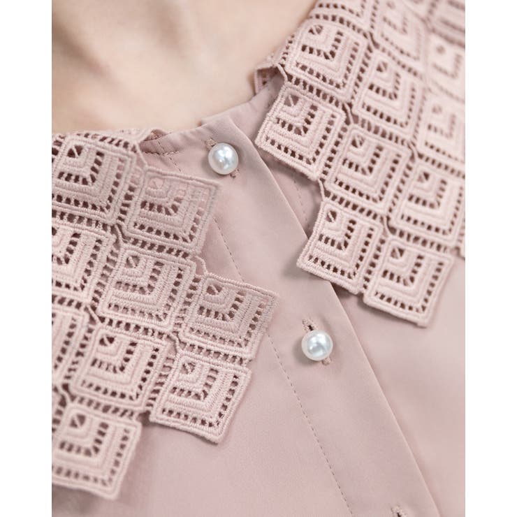 レース襟ノースリーブブラウス | Frenchic | 詳細画像10 