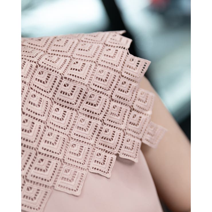 レース襟ノースリーブブラウス | Frenchic | 詳細画像11 