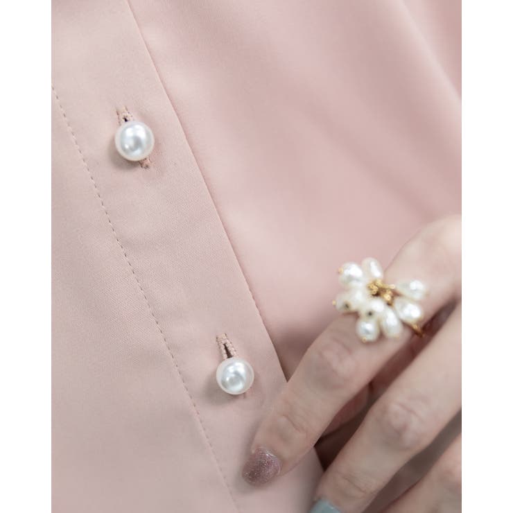 レース襟ノースリーブブラウス | Frenchic | 詳細画像15 