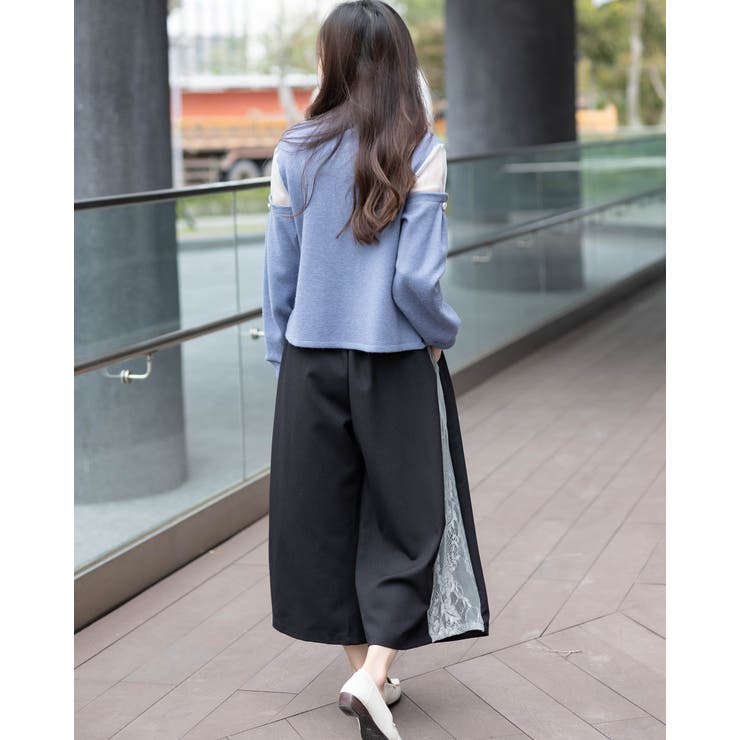 ポケット付きレースボトムパンツ | Frenchic | 詳細画像15 