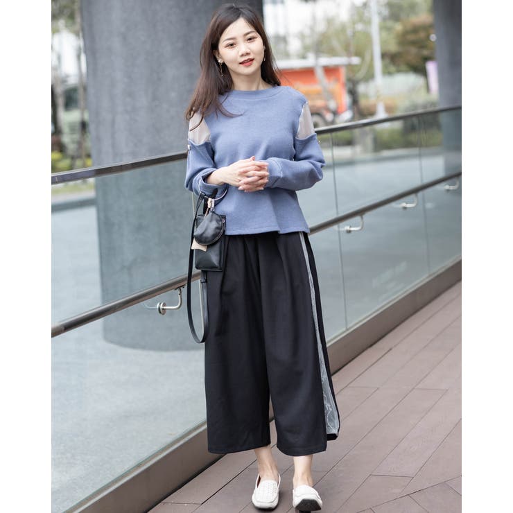 ポケット付きレースボトムパンツ | Frenchic | 詳細画像2 