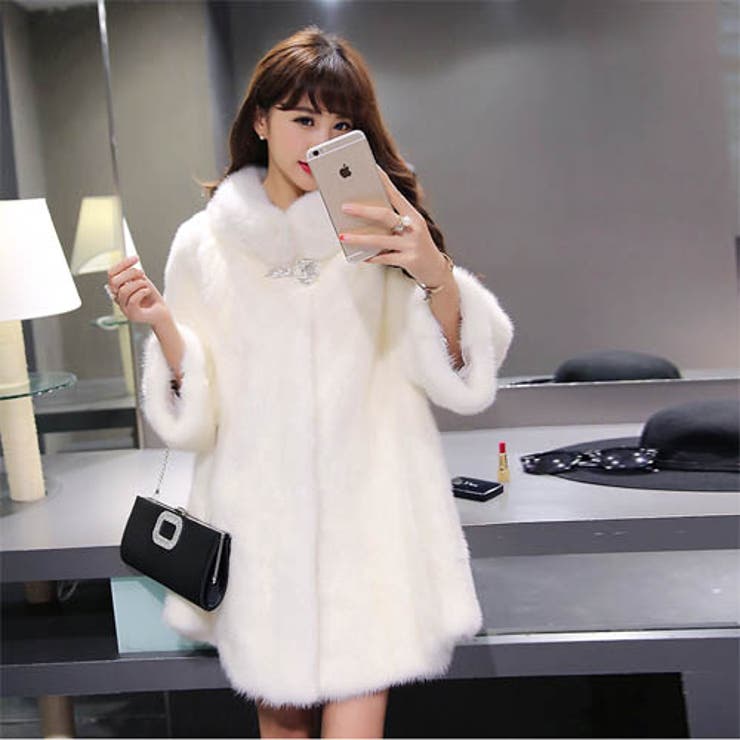 大人rich ラグジュアリーフェイクファービジューコート 品番 Lv Lovetiara ラブティアラ のレディースファッション通販 Shoplist ショップリスト