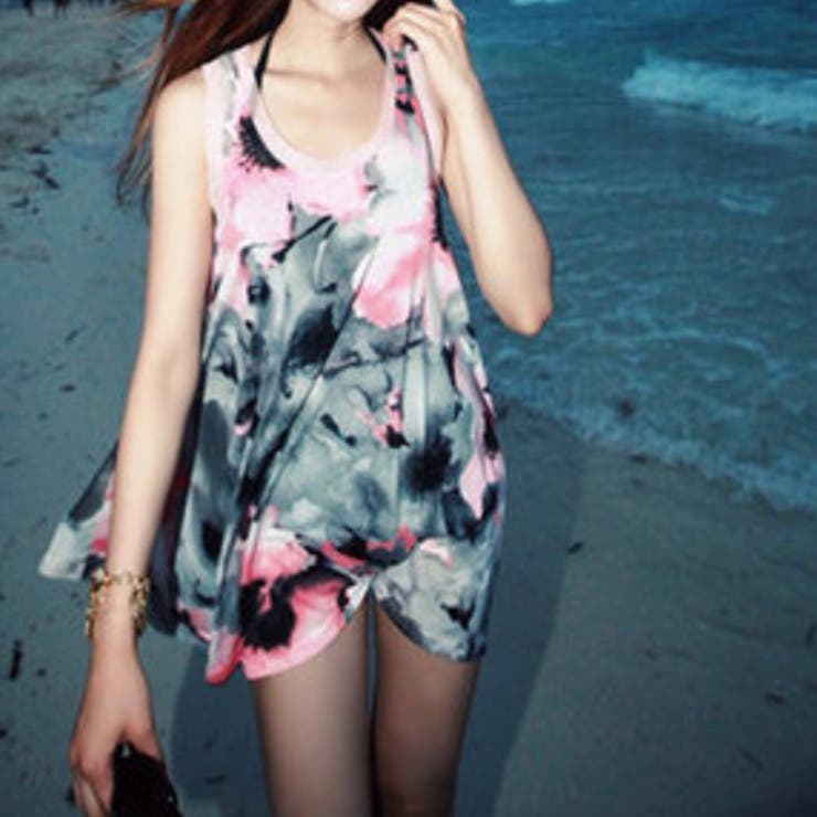 ワンピース 透けメッシュ南国リゾートタンクワンピース 水着の上にサラッと着 品番 Lv Lovetiara ラブティアラ のレディースファッション通販 Shoplist ショップリスト