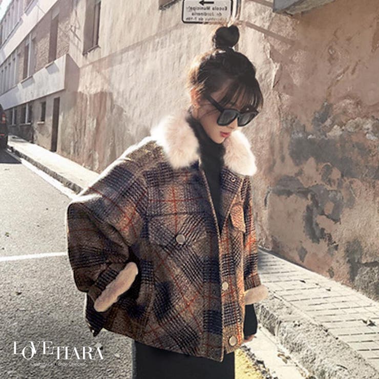 ララ☆iDea Luce イデアルーチェ シアーフリルブルゾン ララ☆iDea