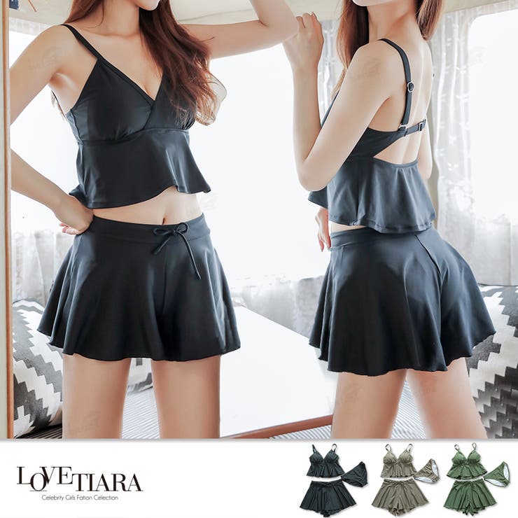 春夏新作 フレアビスチェビキニ ショートパンツセット 品番 Lv Lovetiara ラブティアラ のレディースファッション通販 Shoplist ショップリスト