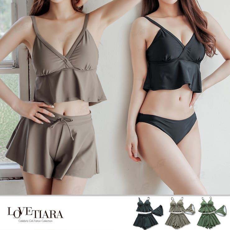 春夏新作 フレアビスチェビキニ ショートパンツセット 品番 Lv Lovetiara ラブティアラ のレディースファッション通販 Shoplist ショップリスト