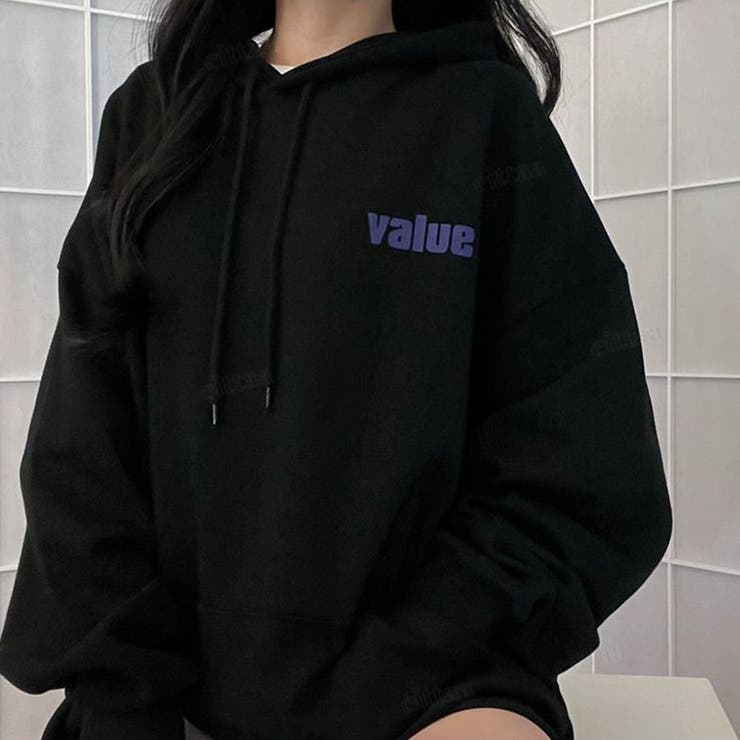 新作 valueロゴフーディー 1012[品番：LV000003813]｜LoveTiara