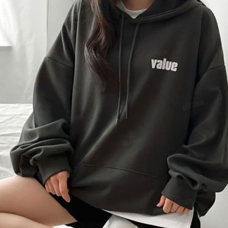 新作 valueロゴフーディー 1012[品番：LV000003813]｜LoveTiara