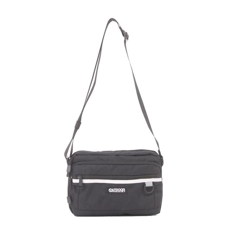 クロ | 【OUTDOOR】ショルダーバッグコンパクトシンプル撥水加工ODA032カレッジ… | LOWARD