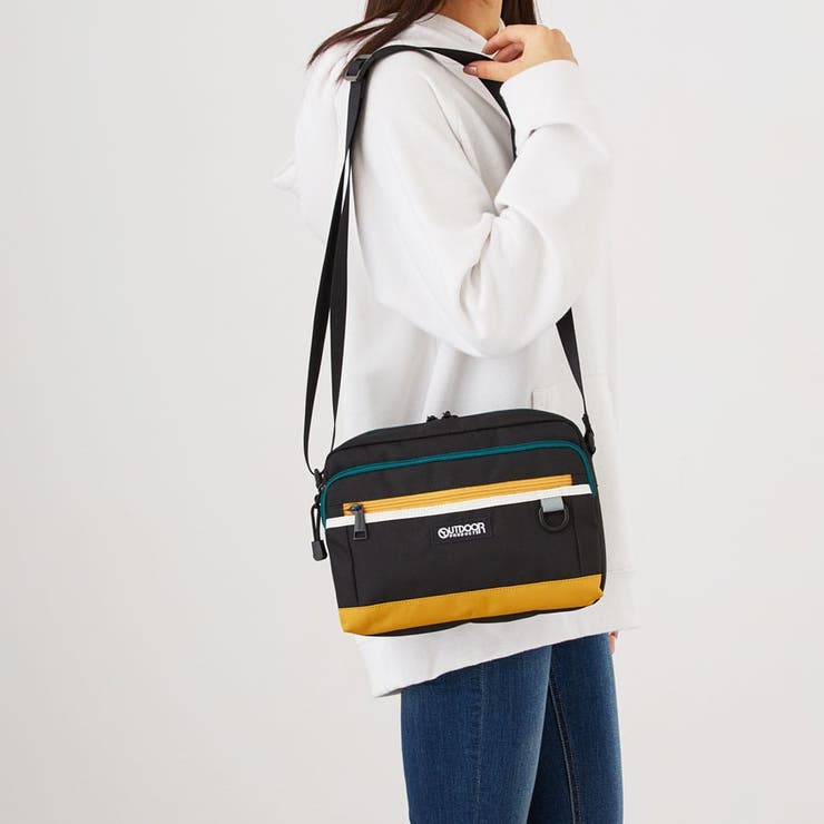 【OUTDOOR】ショルダーバッグコンパクトシンプル撥水加工ODA032カレッジ… | LOWARD | 詳細画像3 