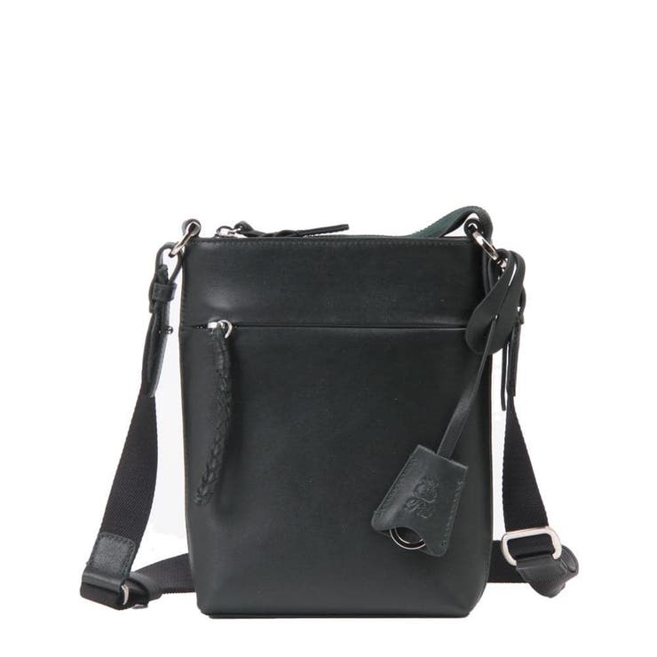 グリーン | 【PID 】 撥水レザー ミニショルダーバッグ PAV107 | LOWARD