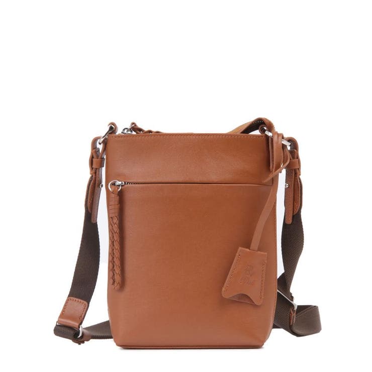 キャメル | 【PID 】 撥水レザー ミニショルダーバッグ PAV107 | LOWARD