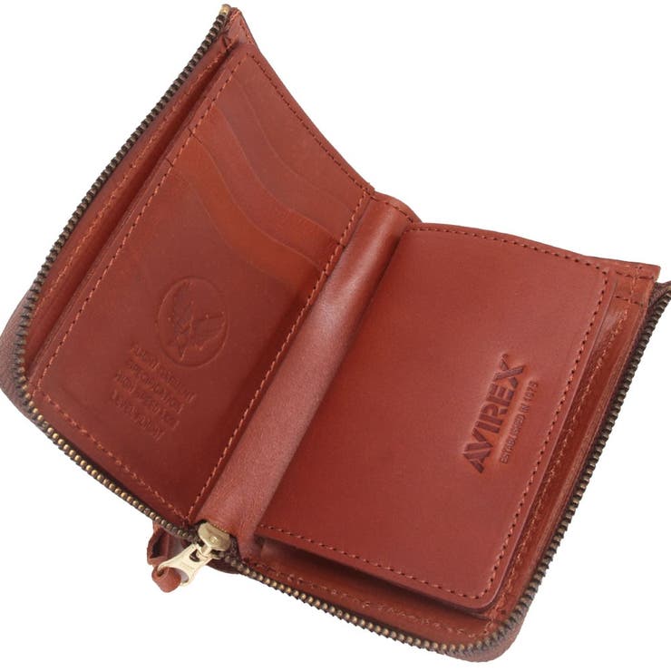 【AVIREX】バッファローレザー ミドルウォレット AX9301  | LOWARD | 詳細画像5 