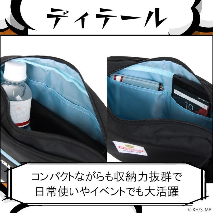 僕のヒーローアカデミア×OUTDOORPRODUCTS缶バッチ付きショルダーバッ… | LOWARD | 詳細画像3 