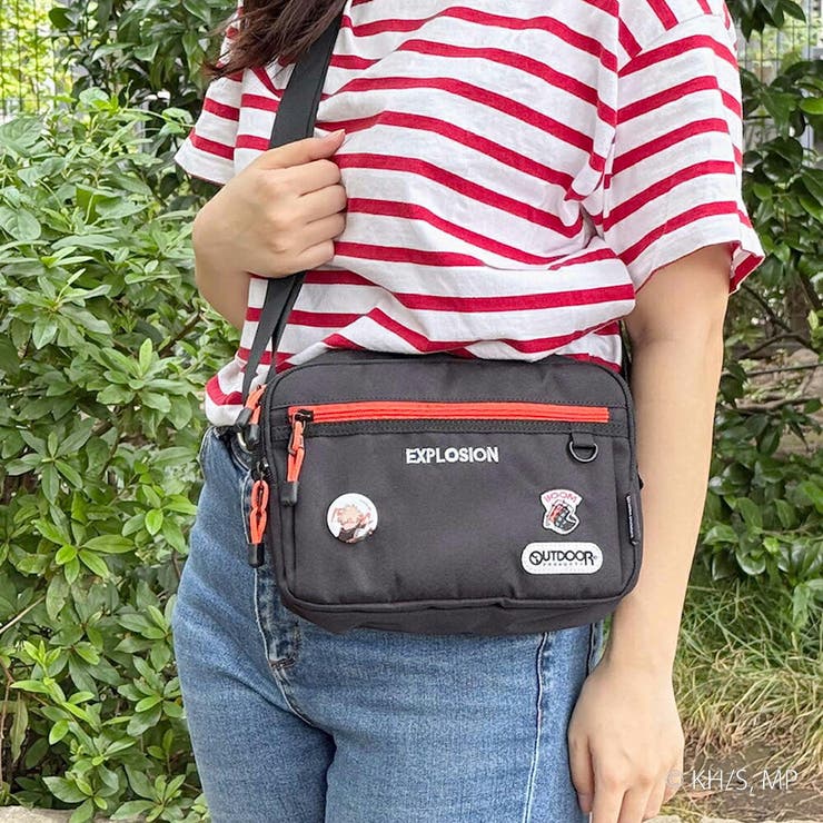 僕のヒーローアカデミア×OUTDOORPRODUCTS缶バッチ付きショルダーバッ… | LOWARD | 詳細画像19 