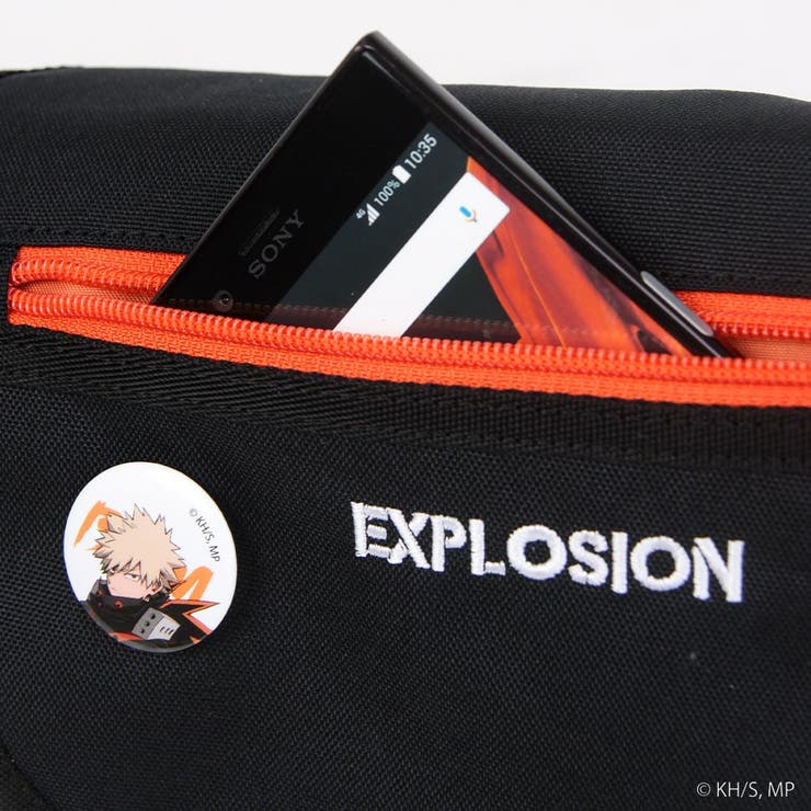 僕のヒーローアカデミア×OUTDOORPRODUCTS缶バッチ付きフラップショル… | LOWARD | 詳細画像15 