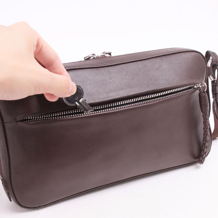 新色キャメル追加 【PID】 撥水レザーボディバッグ PAZ104 | LOWARD | 詳細画像7 