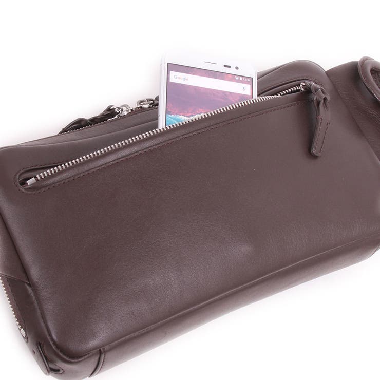 新色キャメル追加 【PID】 撥水レザーボディバッグ PAZ104 | LOWARD | 詳細画像8 