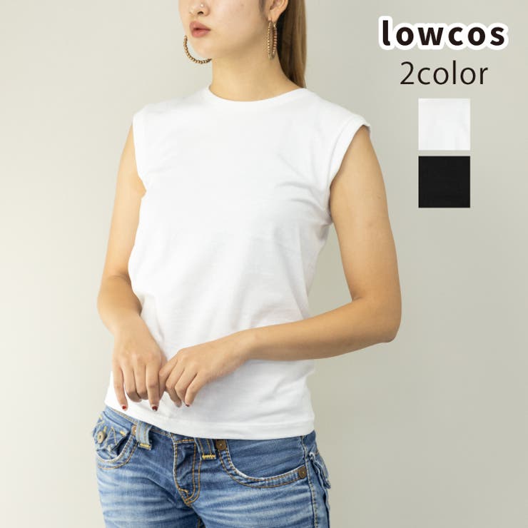 Tシャツ レディース ノースリーブ | ローコス | 詳細画像1 