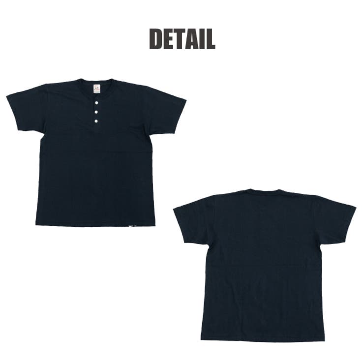 ヘザーグレー】ヘンリーネックTシャツ メンズ 半袖[品番：LWSM0000704