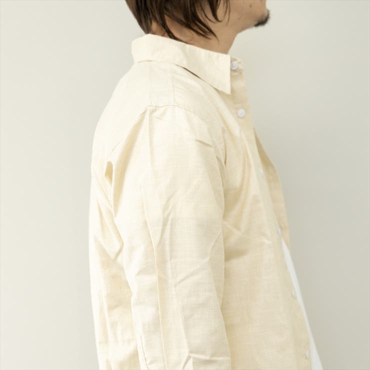 カーキ】シャツ メンズ 7分袖[品番：LWSM0009978]｜ローコスのメンズ