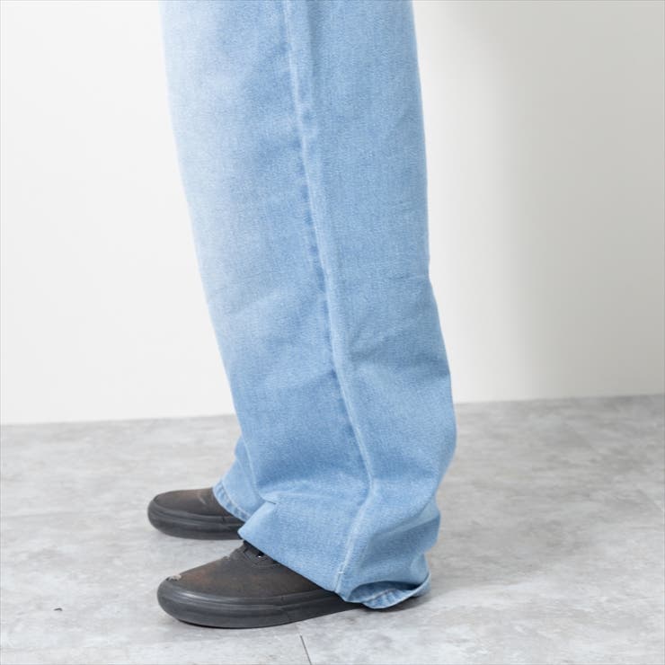 デニムパンツ ワイド ウォッシュ加工[品番：LWSM0010457]｜ローコスのメンズファッション通販｜SHOPLIST（ショップリスト）