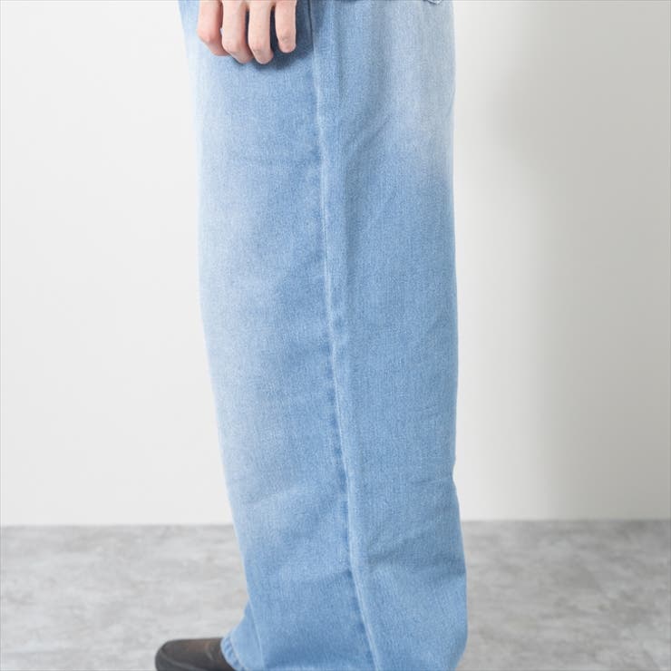 デニムパンツ ワイド ウォッシュ加工[品番：LWSM0010457]｜ローコスのメンズファッション通販｜SHOPLIST（ショップリスト）