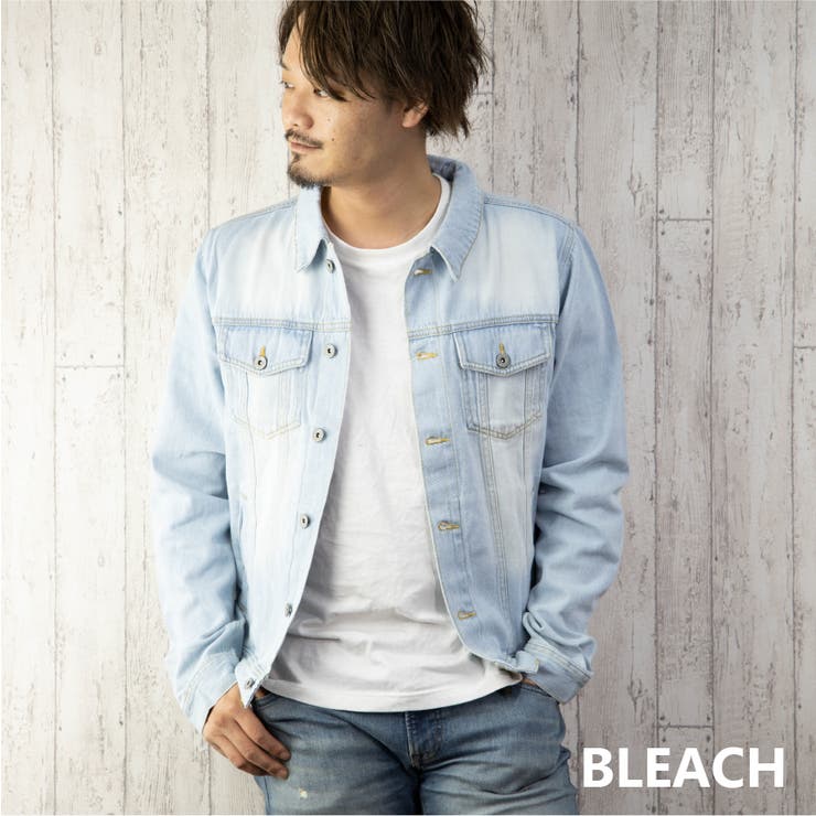 デニムジャケット メンズ ユーズド加工 品番 Lwsm ローコスのメンズファッション通販 Shoplist ショップリスト