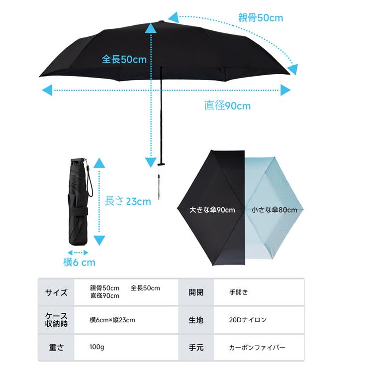 日傘 折り畳み傘 晴雨兼用 | LTL | 詳細画像8 