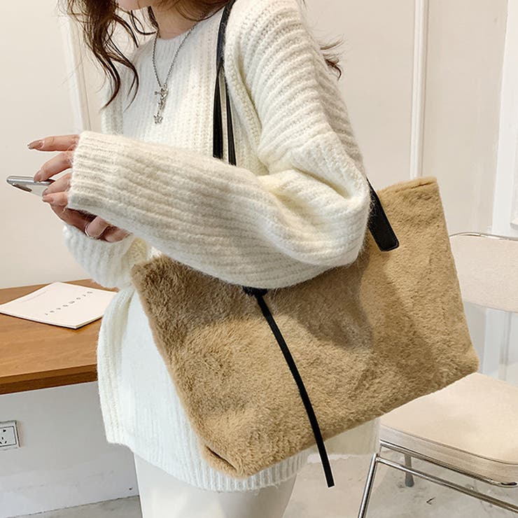 トートバッグ ファーバッグ ふわふわ | LTL | 詳細画像10 
