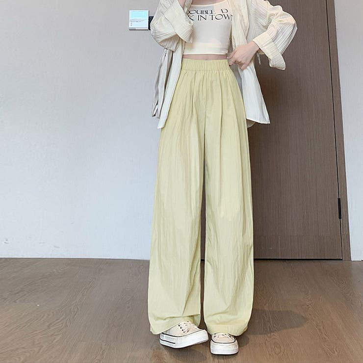 夏服 ワイドパンツ サマーパンツ | LTL | 詳細画像15 