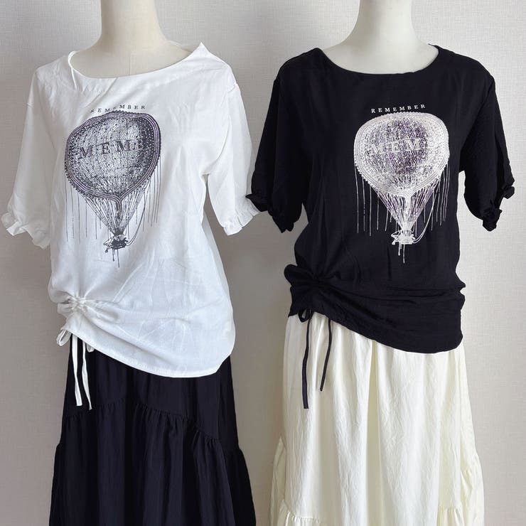 夏服Tシャツ パスリーブトップス レディース | LTL | 詳細画像4 