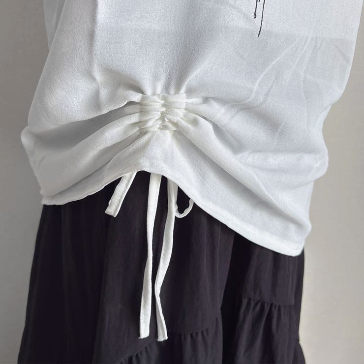 夏服Tシャツ パスリーブトップス レディース | LTL | 詳細画像9 