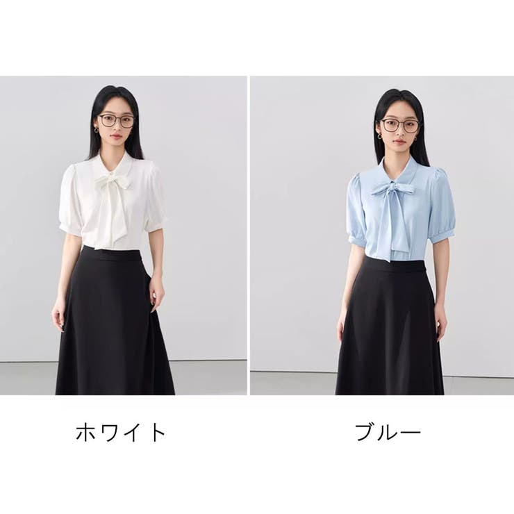 シャツ レディース リボン付きシャツ | LTL | 詳細画像2 