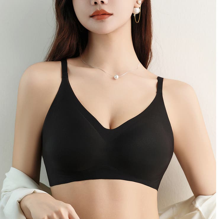 ブラック | ブラジャー シームレス ノンワイヤー | LTL