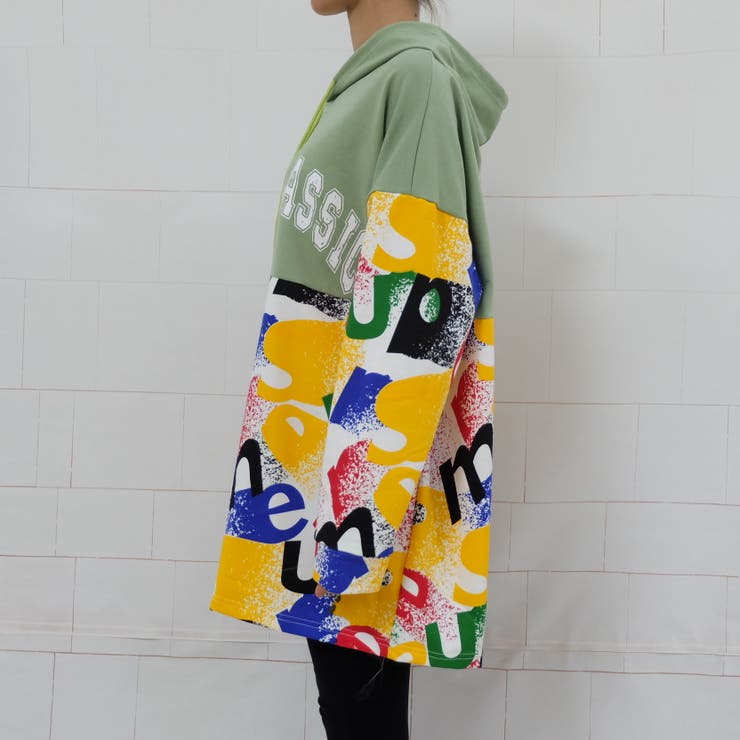 秋物新作 薄手 長袖カジュアルパーカー | luby | 詳細画像3 