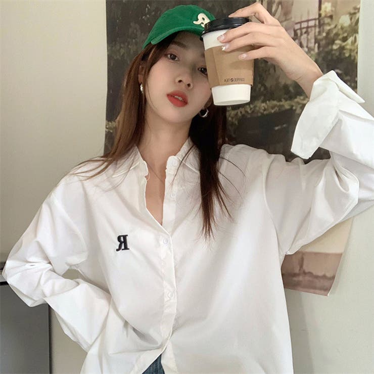 春夏新作 長袖 無地シャツ | luby | 詳細画像2 