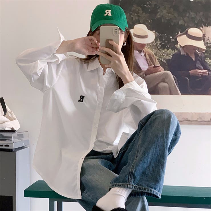 春夏新作 長袖 無地シャツ | luby | 詳細画像6 