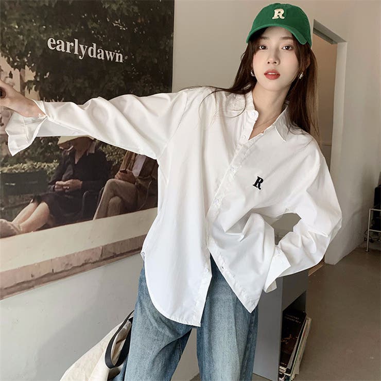 春夏新作 長袖 無地シャツ | luby | 詳細画像7 