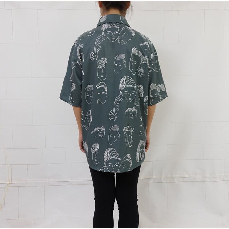 春夏新作 半袖 柄シャツ Tシャツ トップス カットソー 韓国ファッション | luby | 詳細画像5 