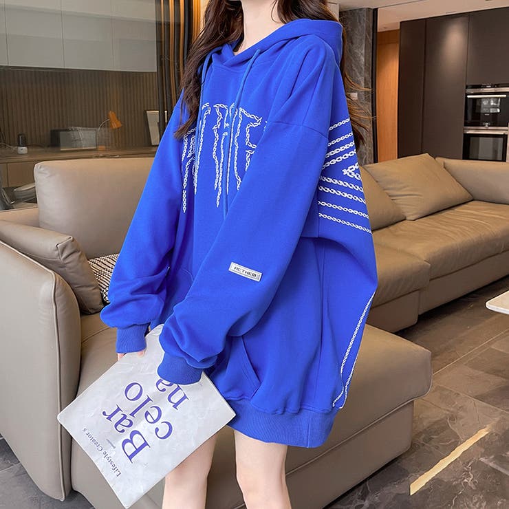 秋物新作 長袖カジュアルトレーナ ブルゾン | luby | 詳細画像1 