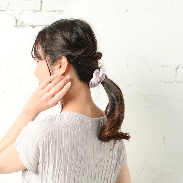 シュシュ ヘアアクセサリー ヘアアクセ | lunolumo | 詳細画像2 