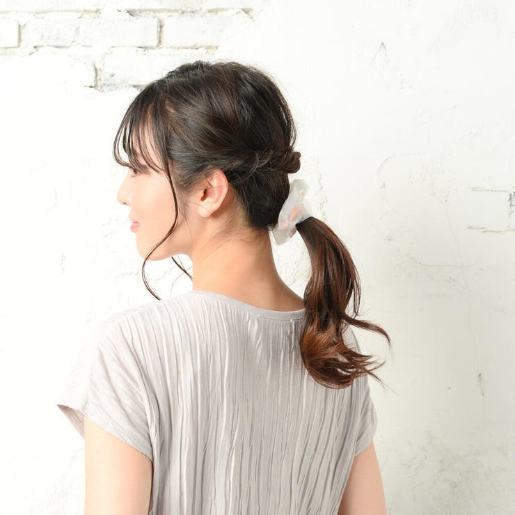シュシュ ヘアアクセサリー ヘアアクセ | lunolumo | 詳細画像2 