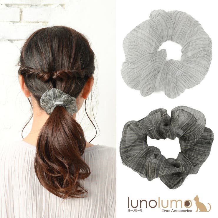 シュシュ ヘアアクセサリー ヘアアクセ | lunolumo | 詳細画像1 