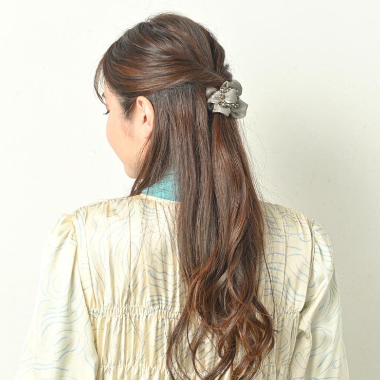 シュシュ ヘアアクセサリー ヘアアクセ | lunolumo | 詳細画像3 