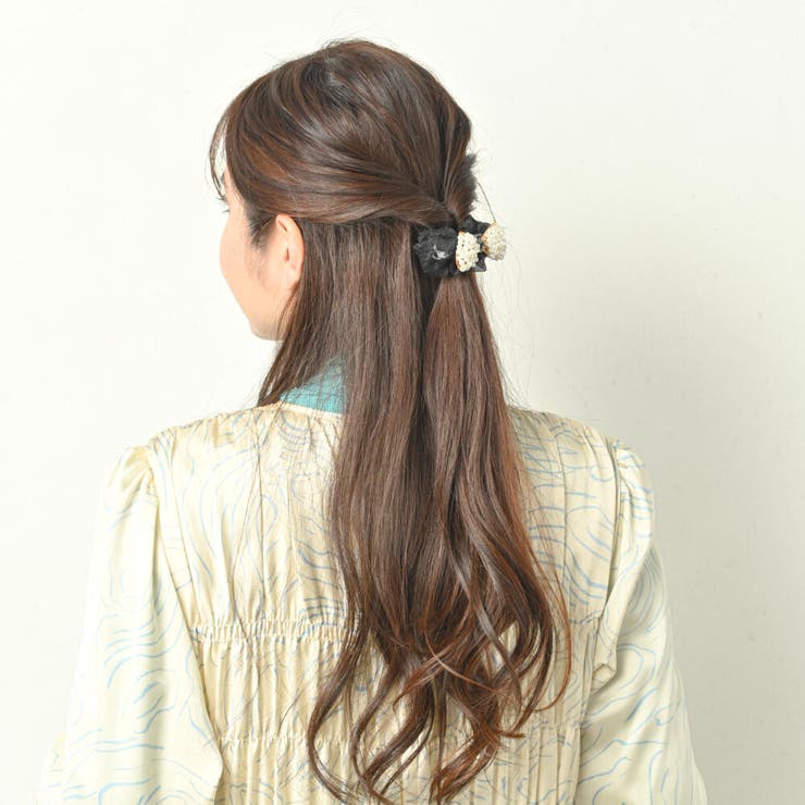 シュシュ ヘアアクセサリー ヘアアクセ | lunolumo | 詳細画像3 