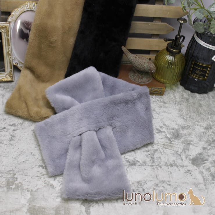 ファーマフラー マフラー ファー | lunolumo | 詳細画像1 