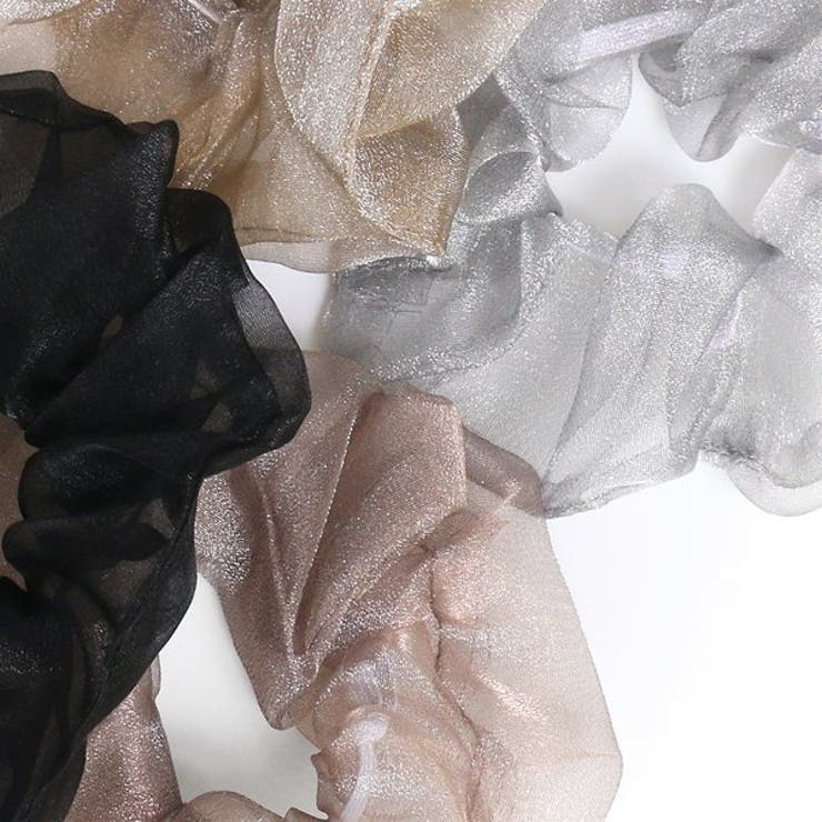 ボリュームオーガンジーキラキラシュシュ【ヘアアクセサリー】 | LUPIS | 詳細画像5 