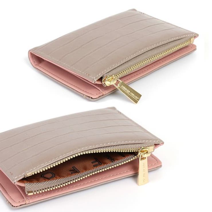 クロコ型押し2つ折りウォレット 【財布 小銭入れ | LUPIS | 詳細画像5 