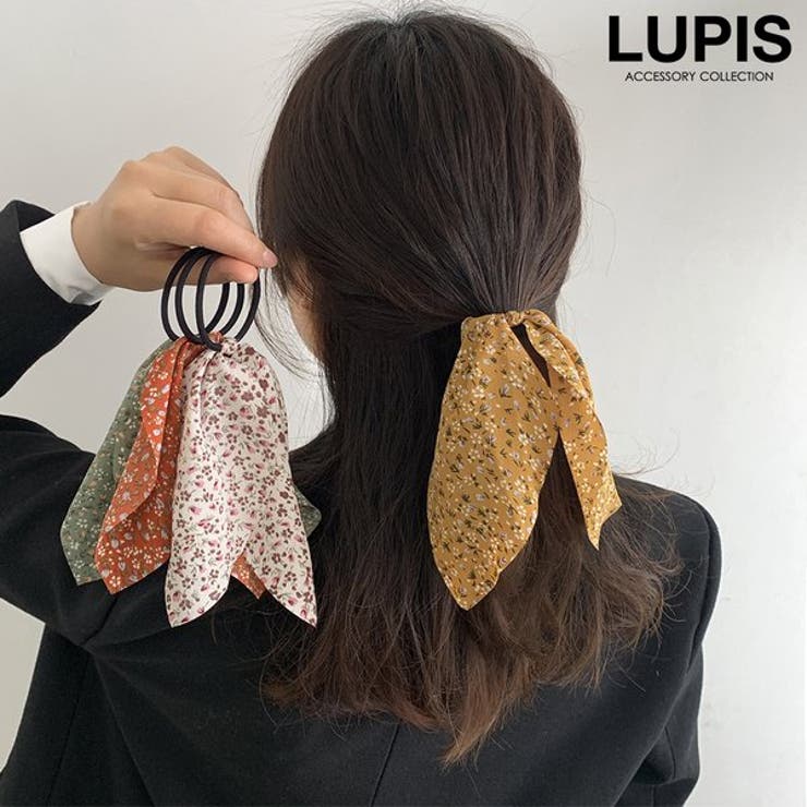小花柄リボンヘアゴム  | LUPIS | 詳細画像1 